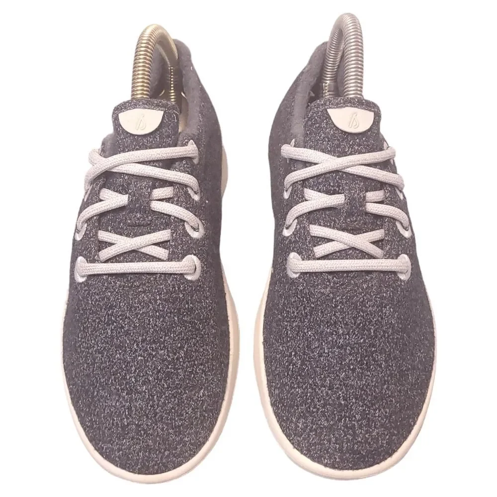 Allbirds Wool Runner Mizzle Women's Size 7 Running Shoes Gray Silver laces